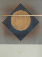 Scheibe 5-III-I, 1979 - Aquarell, ca. 80x60