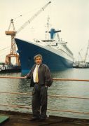W. Reckewitz in Bremerhaven, 1990 vor SS-Norway, ex France