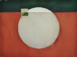 Scheibe, 1990 - Aquarell, 58x76
