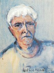 Wilfried Reckewitz, Porträt Ewald Mataré, Aquarell 1952