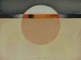 Scheibe, 1986 - Aquarell, ca. 28x38
