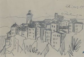 Thiers, 1954 - Graphit, ca. 21x30