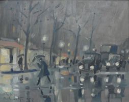 Paris, 1952 - Öl auf Leinwand, ca. 40x50