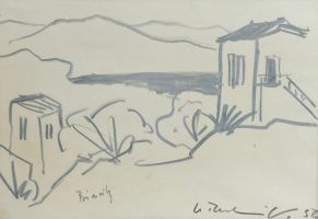 Biarritz, 1956 - Graphit, ca. 19x27
