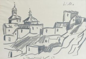 Lillo, 1956 - Graphit, ca. 19x 27