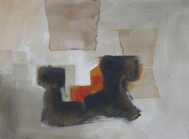 16-V-2, 1968 - Aquarell, ca. 60x80