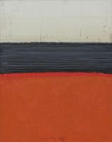 Horizont 15-VIII-9, 1968 - Öl auf Leinwand, ca. 50x40