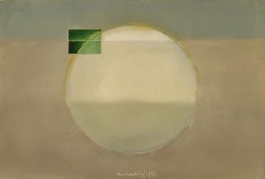 Scheibe, 1982 - Aquarell, ca. 37x75