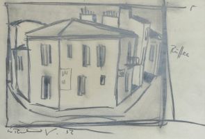 Ruffec, 1956 - Graphit, ca. 19x27
