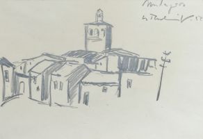 Milagros, 1956 - Graphit, ca. 19x27