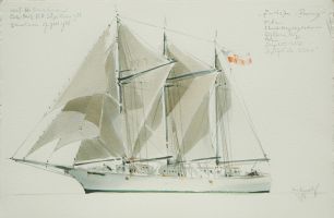 Zawisza Czarny, 1986 - Aquarell, 38x57