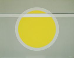 Scheibe 9-IX-VI, 1973 - Öl auf Leinwand, 80x100