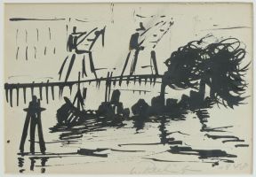 o.T., 1948 - Tusche, ca. 14x20