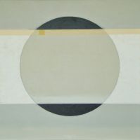 Scheibe, 1984 - Öl auf Leinwand, 80x80