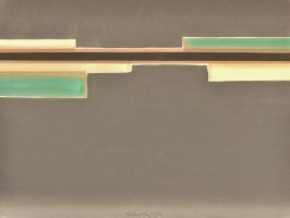 Horizont, 1978 - Aquarell, ca. 60x80