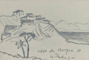 Cote de Basque, 1954 - Graphit, ca. 19x27,5