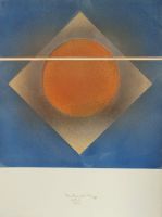 Scheibe 3-I-14, 1978 - Aquarell, ca. 80x60