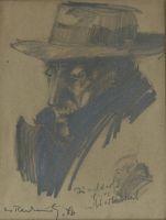 Im Wartesaal (1), 1946 - Graphit, ca. 25x19