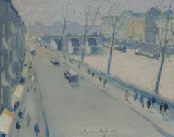 Paris, 1952 - Öl auf Leinwand, ca. 40x50