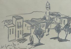 bei Granada, 1956 - Graphit, ca. 19x27