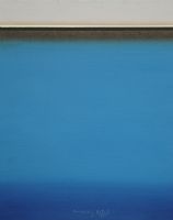 Horizont 5-II-9, 1976 Öl auf Leinwand, 50x40
