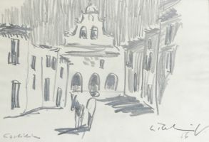 Castilien, 1956 - Graphit, ca. 19x27