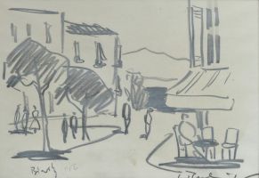 Biarritz, 1956 - Graphit, ca. 18,5x27