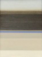 Horizont, 1970 - Öl auf Leinwand, ca. 40 x 30