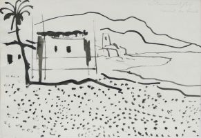 Castel de Ferro, 1954 - Tusche, ca. 21x30