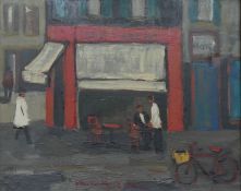 W. Reckewitz, Paris, Öl auf Leinwand 1952
