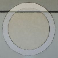 Scheibe, 1980 - Öl auf Leinwand, ca. 80x80