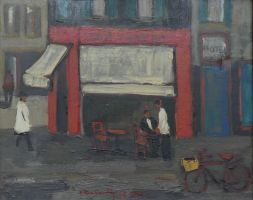 Paris, 1952 - Öl auf Leinwand, ca. 40x50