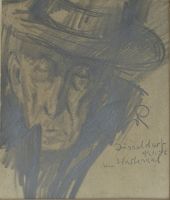 Im Wartesaal (2), 1946 - Graphit, ca. 25x20