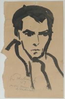 mon ami A. Hederich, 1949 - Tusche, ca. 21x14