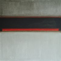 Horizont 22-VIII-13, 1968 - Öl auf Leinwand, ca. 100 x 100