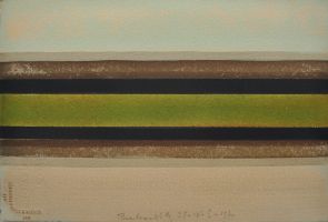 Horizont 29-V-I, 1970 Aquarell, 19x28