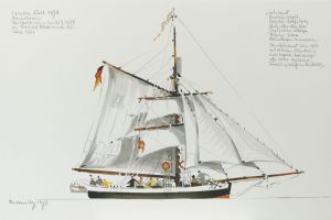 Grönland, 1978 - Aquarell, 38x57