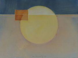 Scheibe, 1986 - Aquarell, ca. 28x38