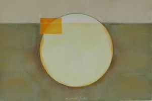 Scheibe, 1982 - Aquarell, ca. 38x57