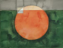 Scheibe, 1990 - Aquarell, 58x76
