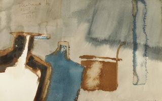 26-I-2, 1966  - Aquarell, ca. 35x55